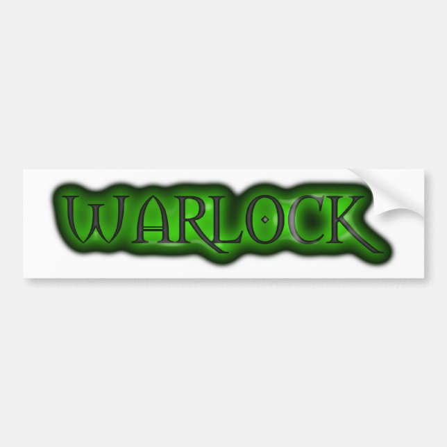 Autocollant De Voiture Warlock wow (Devant)
