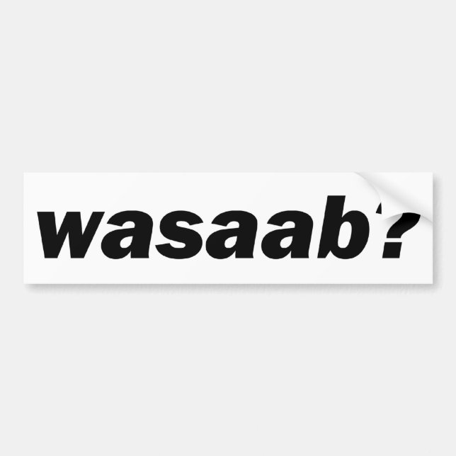 Autocollant De Voiture wasaab ? (Devant)