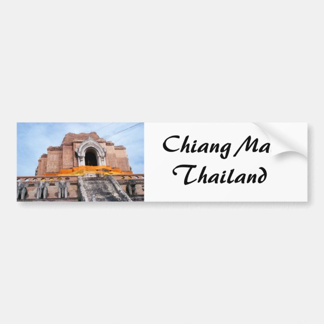 Autocollant De Voiture Wat Chedi Luang (Devant)