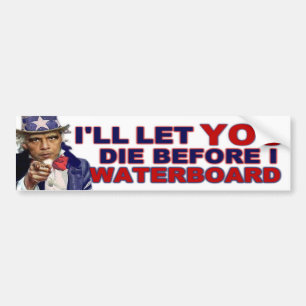 Autocollant De Voiture Waterboard ou meurent