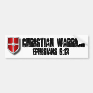Autocollant De Voiture weapon_shield, guerrier chrétien, 6h13 d'Ephesian