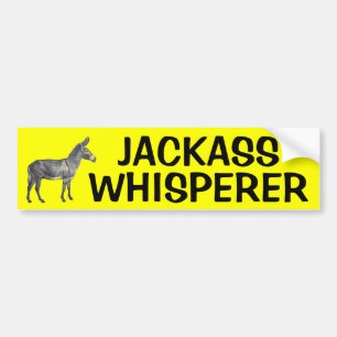 AUTOCOLLANT DE VOITURE WHISPERER D'ÂNE