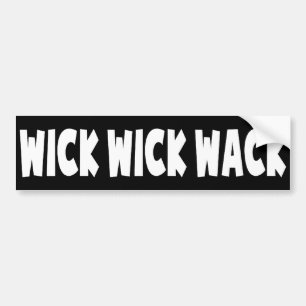 Autocollant De Voiture Wick Wick Wack