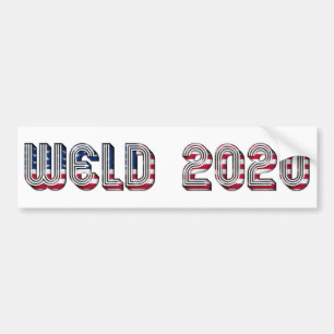 Autocollant De Voiture William F. Weld candidat à la présidence 2020