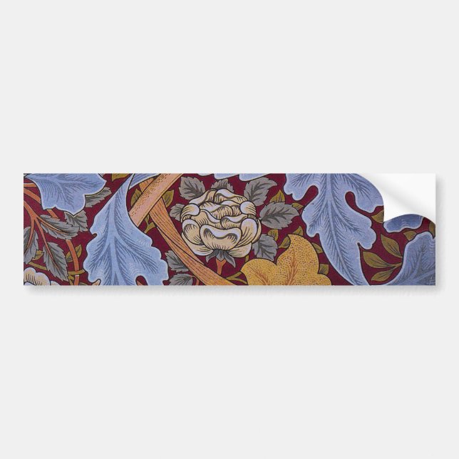 Autocollant De Voiture William Morris Acanthus St James Wallpaper (Devant)