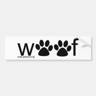 Autocollant De Voiture Woof