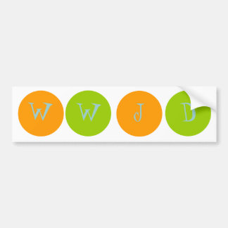 AUTOCOLLANT DE VOITURE WWJD