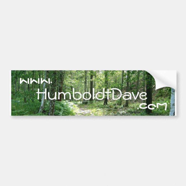 Autocollant De Voiture www.HumboldtDave.com (Devant)