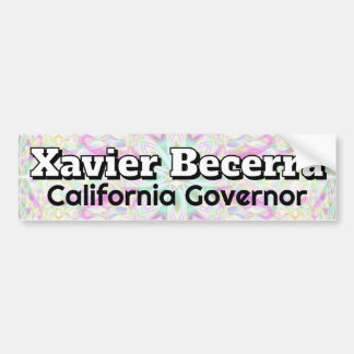 Autocollant De Voiture Xavier Becerra Gouverneur de Californie