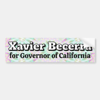 Autocollant De Voiture Xavier Becerra gouverneur de Californie 