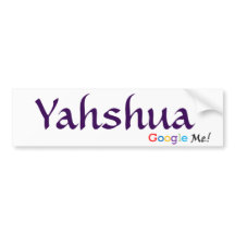Yahshua - Google j'adhésif pour pare-chocs