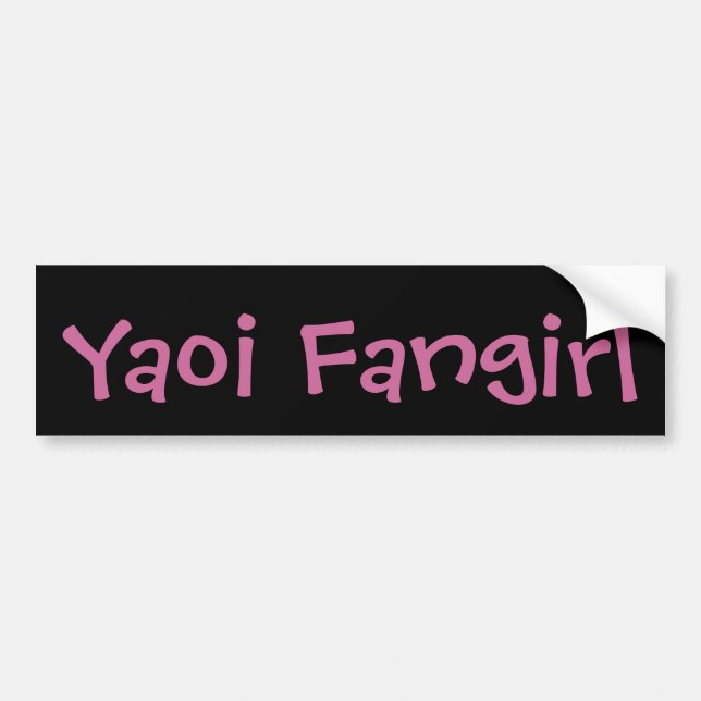 Autocollant De Voiture Yaoi Fangirl (Devant)