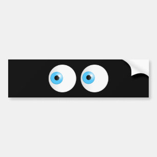 Autocollant De Voiture Yeux bleus