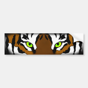 Autocollant De Voiture Yeux de tigre