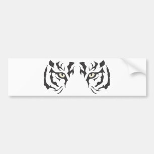 Autocollant De Voiture Yeux sauvages de tigre