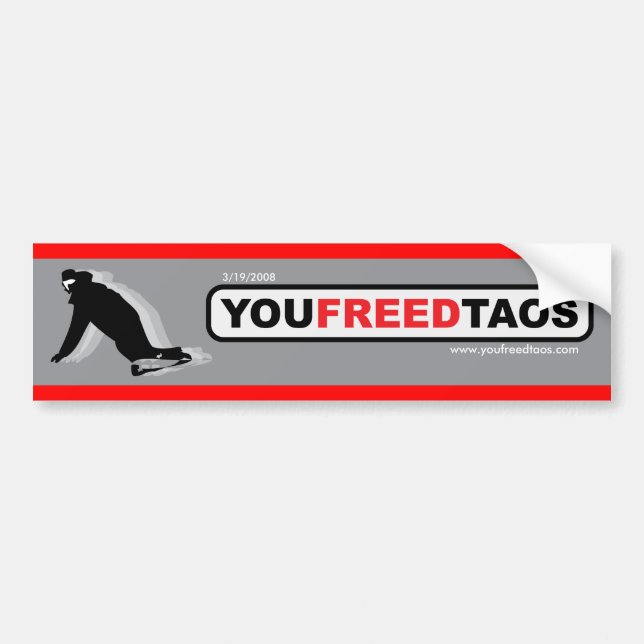 Autocollant De Voiture yft_sticker, 3/19/2008, www.youfreedtaos.com (Devant)