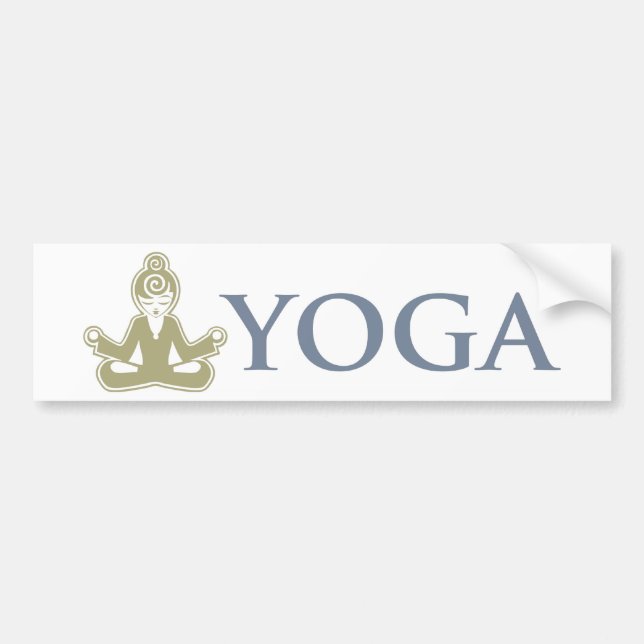 Autocollant De Voiture Yoga (Devant)