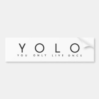 Autocollant De Voiture Yolo
