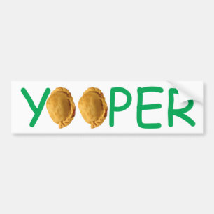 Autocollant De Voiture Yooper - adhésif pour pare-chocs de pâtés en