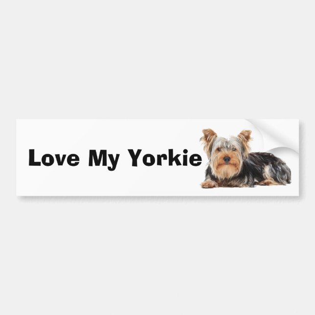 Autocollant De Voiture Yorkshire Terrier (Devant)