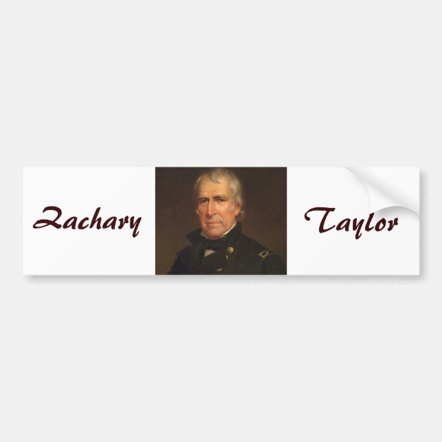 Autocollant De Voiture Zachary Taylor (Devant)