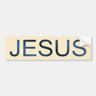 Autocollant De Voiture ZAZZLE_Jesus