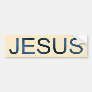 Autocollant De Voiture ZAZZLE_Jesus
