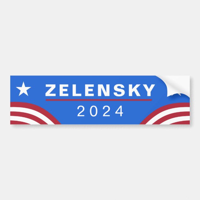 Autocollant De Voiture Zelensky pour le président Bumper Sticker (Devant)