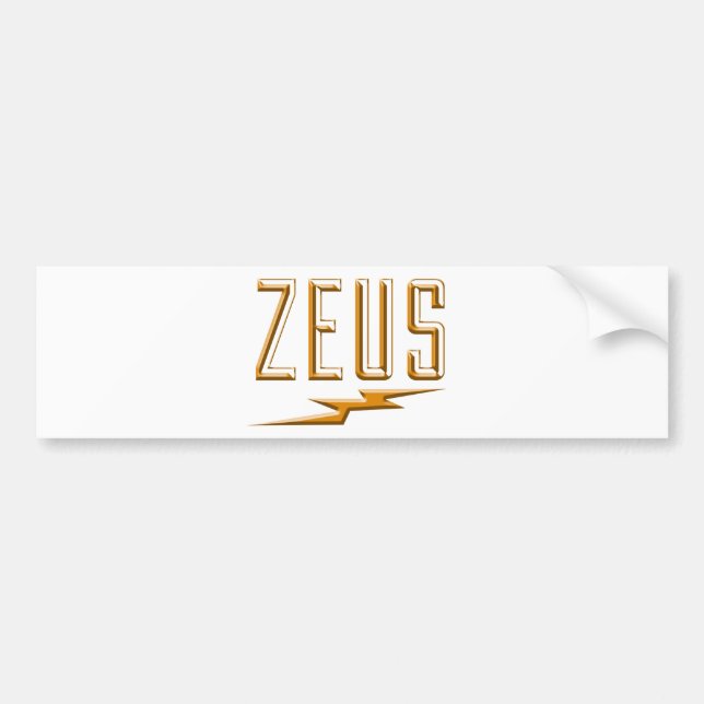 Autocollant De Voiture Zeus (Devant)