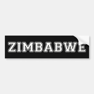 Autocollant De Voiture Zimbabwe