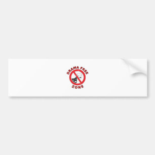 Autocollant De Voiture Zone sans drame