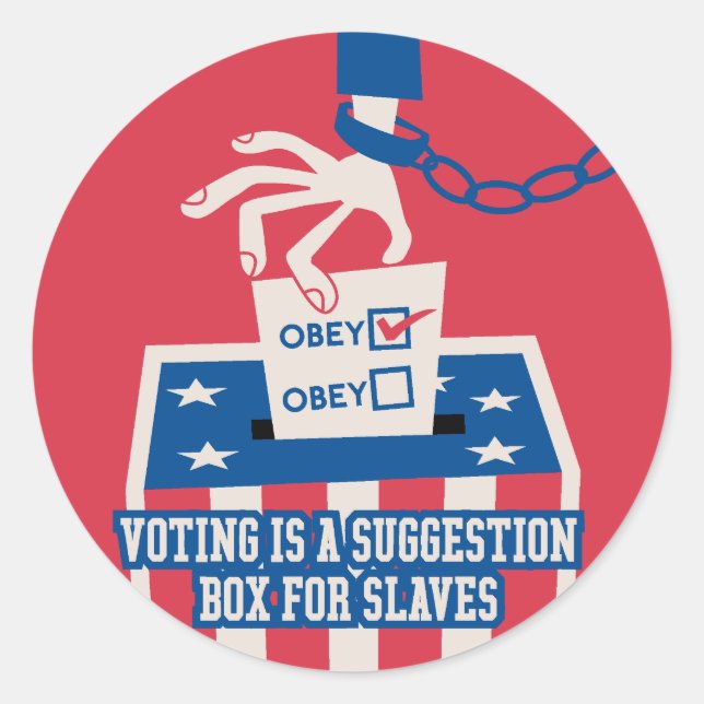 Autocollant de vote (Devant)