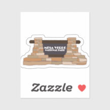 Autocollant de voyage du parc national Mesa Verde