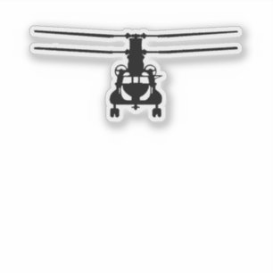 Autocollant de vue frontale CH-47 Chinook