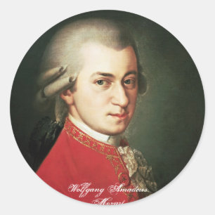 Autocollant de Wolfgang Amadeus Mozart