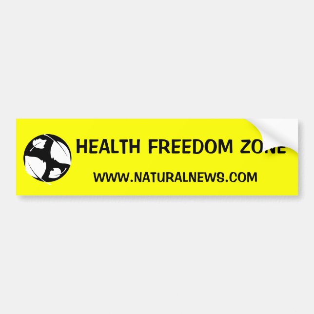 Autocollant de zone de liberté de santé (Devant)