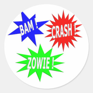 Autocollant de Zowie d'accident de bam
