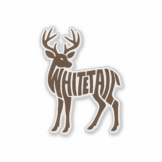 Autocollant décalcomanie WHITETAIL