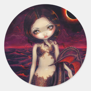 Autocollant "d'éclipse de sirène"