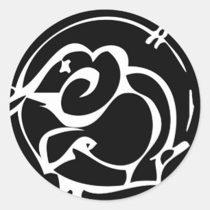 Autocollant d'éléphant