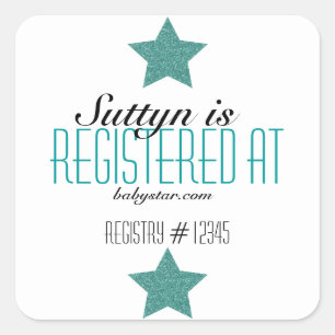 AUTOCOLLANT D'ENREGISTREMENT DE BABY SHOWER DE