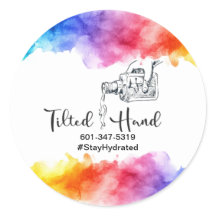 Autocollant d'entreprise