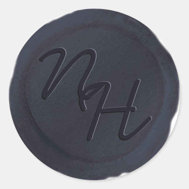 Autocollant d'enveloppes pour les initiaux de scea (Devant)