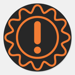 autocollant d'erreur soufflé par transmission