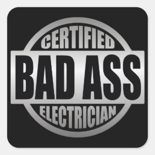 Autocollant des électriciens certifiés