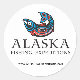 Autocollant des expéditions de pêche de l'Alaska