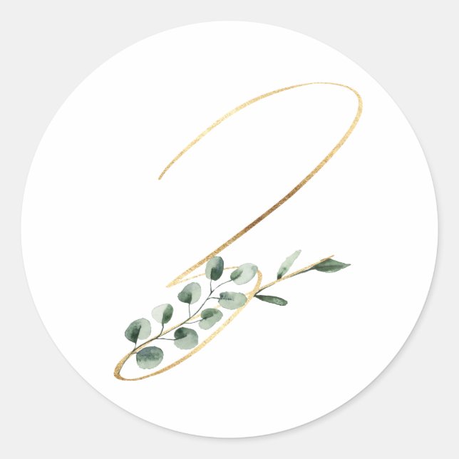 autocollant des initiales des fêtes d'hiver (Devant)