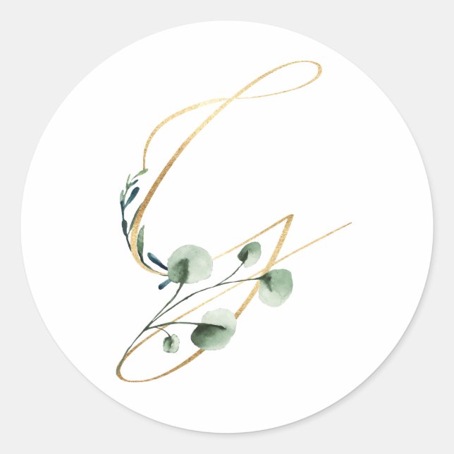 autocollant des initiales des fêtes d'hiver (Devant)