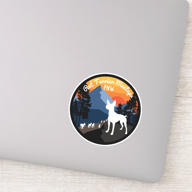 Autocollant des rencontres Rat terrier - officiel (Détail)