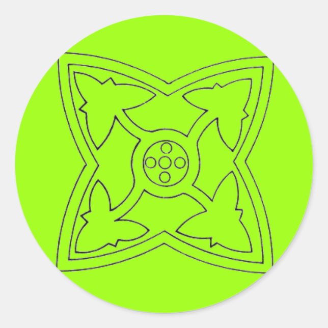 Autocollant des symboles chrétiens (Devant)